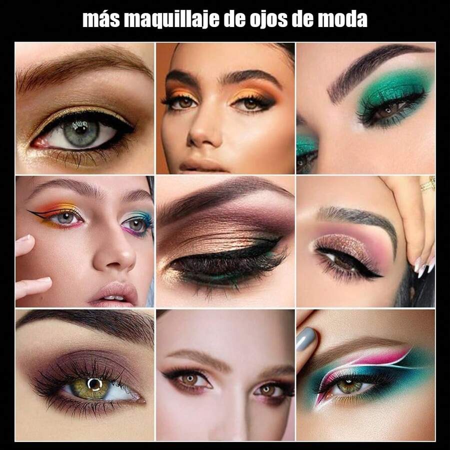 Paleta de sombras de ojos de maquillaje de 78 colores