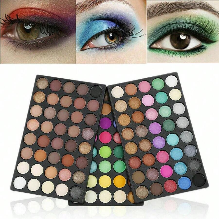 Paleta de sombras de ojos de maquillaje de 78 colores