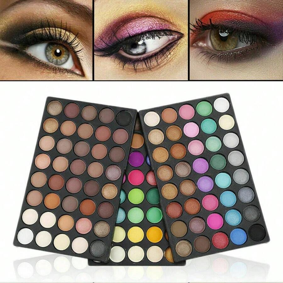 Paleta de sombras de ojos de maquillaje de 78 colores