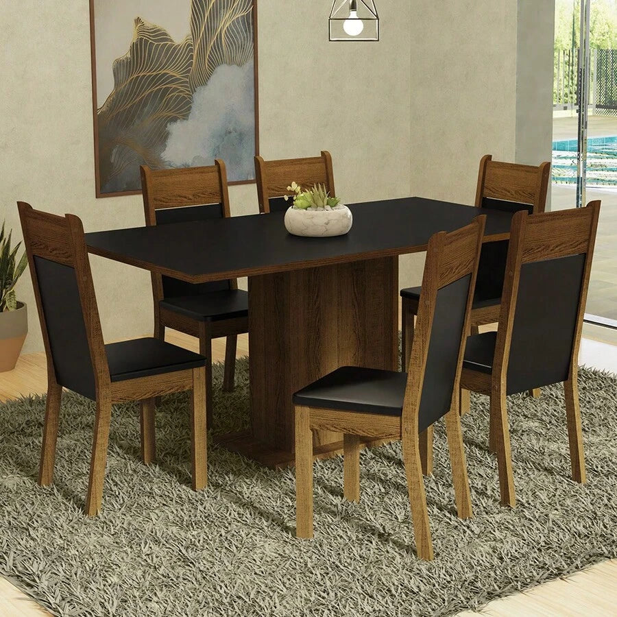 Madesa Juego Comedor Mesa y  6 Sillas