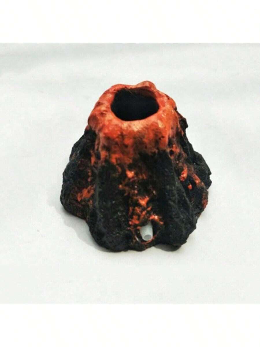 1/2 piezas Difusor de aire en forma de volcán para acuario, piedra de aire de ABS con burbujas, accesorio de oxígeno para acuario pequeño, sin tubo, sin fuente de alimentación