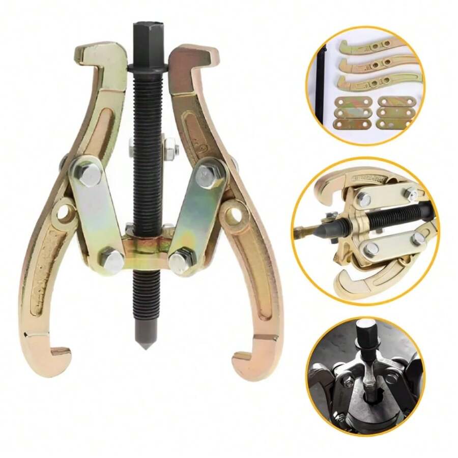 Extractor Engranes Poleas Reversible Automotriz Forja 3 Brazos 6 Pulgadas