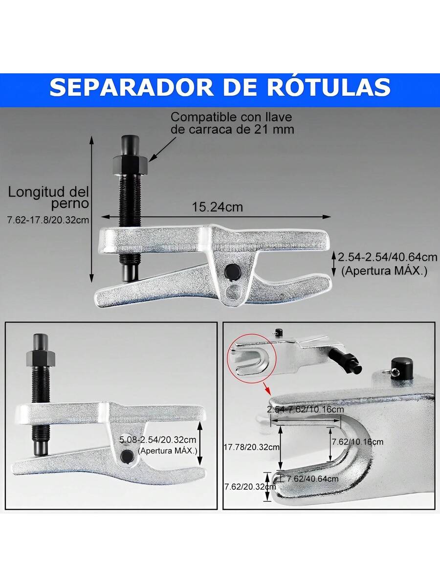 Extractor Rotula Buje Kit Herramienta Suspension Reparacion Auto