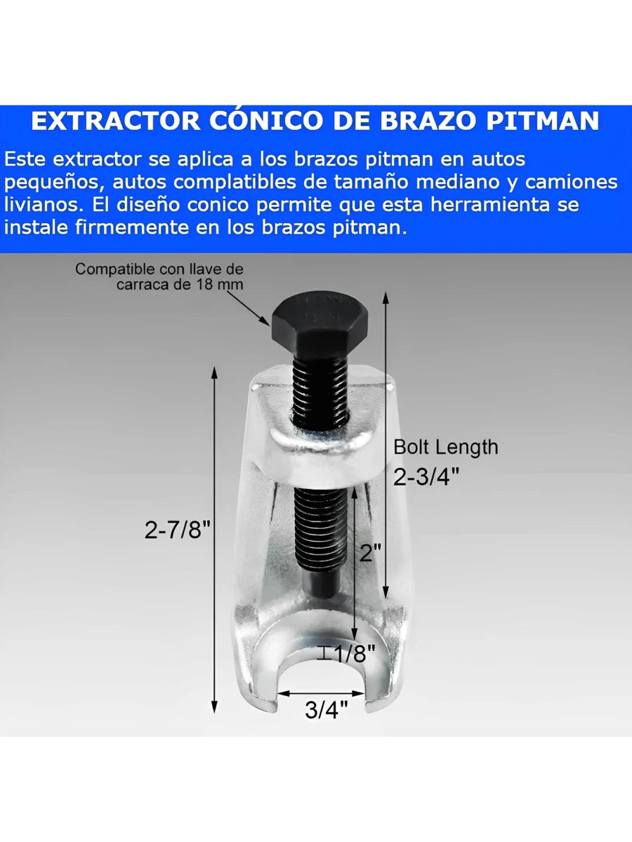 Extractor Rotula Buje Kit Herramienta Suspension Reparacion Auto