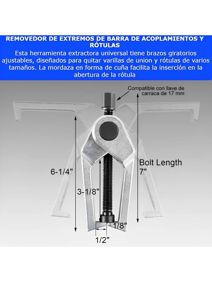 Extractor Rotula Buje Kit Herramienta Suspension Reparacion Auto