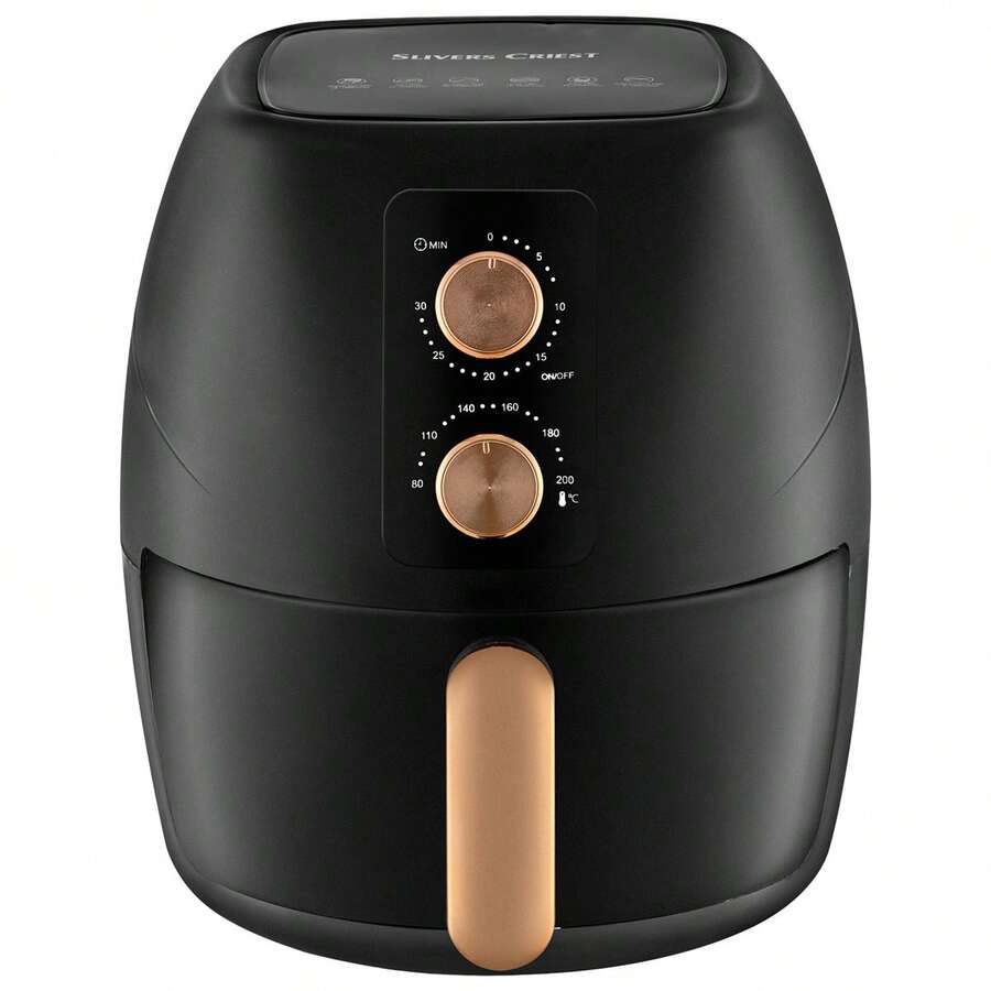 Freidora De Aire De 6l De Galón Compacta Color Negro