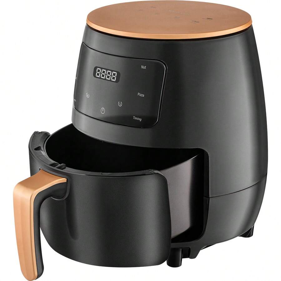 Freidora De Aire De 6l De Galón Compacta Color Negro