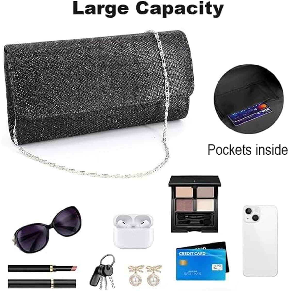 Bolso de Mano de Noche para mujer