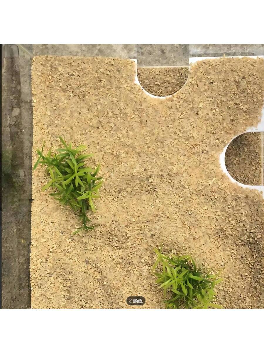Túnel con doble orificio para pecera, hábitat de plástico para animales acuáticos + cueva decorativa para pecera, material de plástico ABS, espacio para que los peces jueguen y descansen con ventana de observación, accesorios para mascotas para decorar la