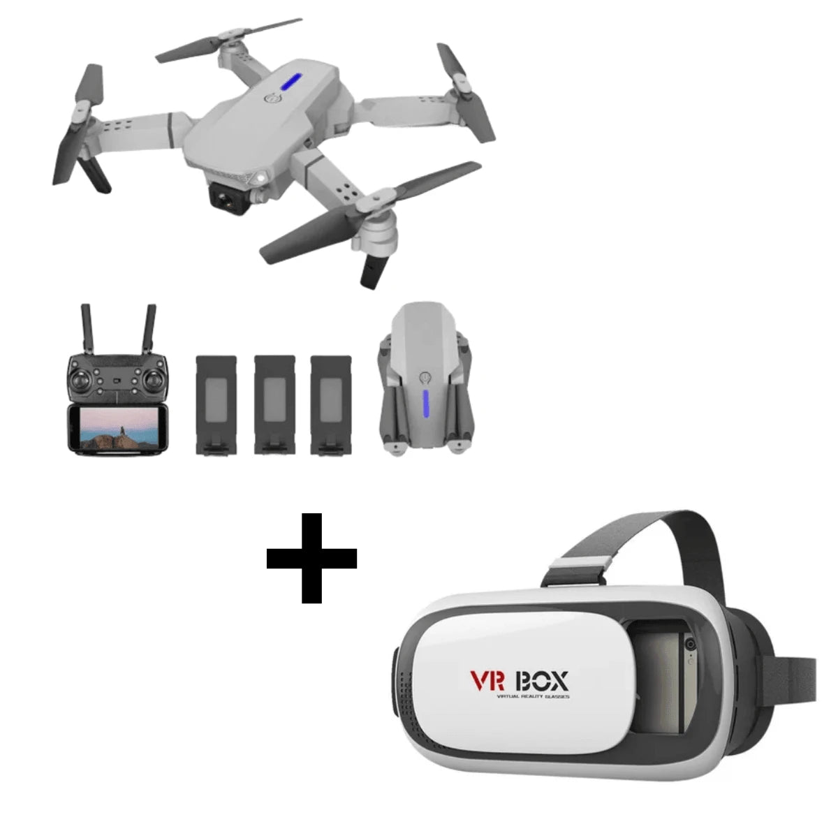 Drone E88 + Gafas Virtual