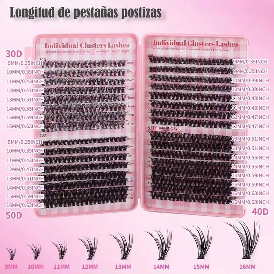 Pestañas postizas sintéticas
