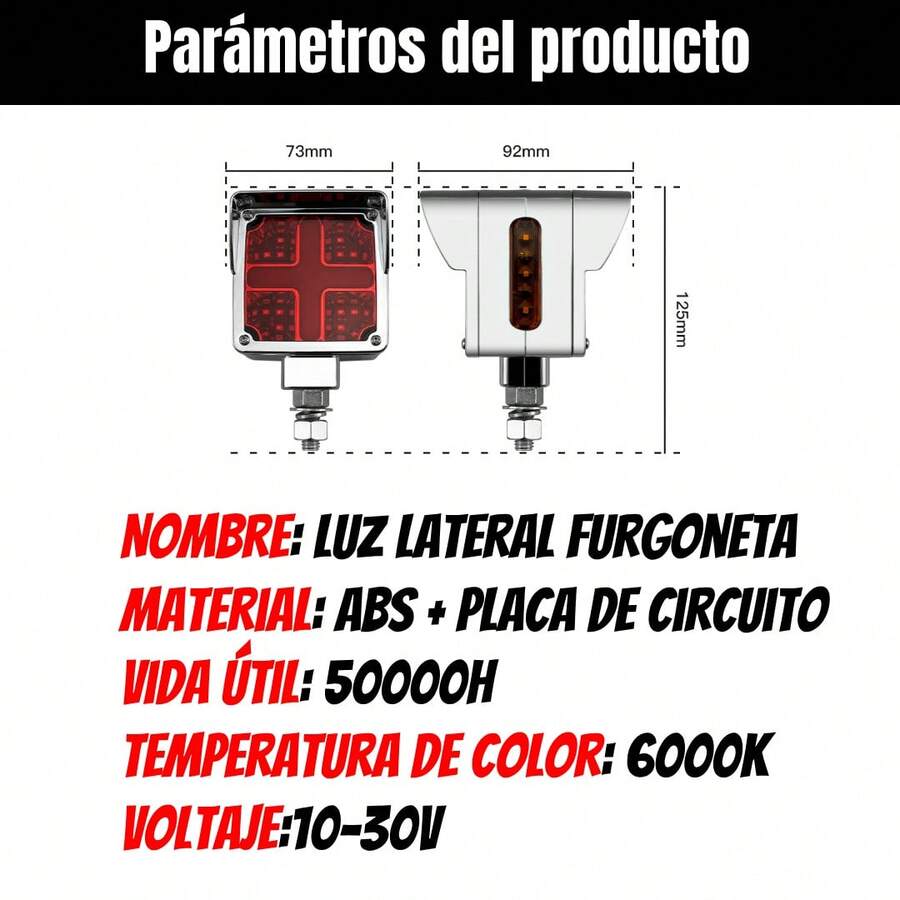 2 Piezas Luces Led
