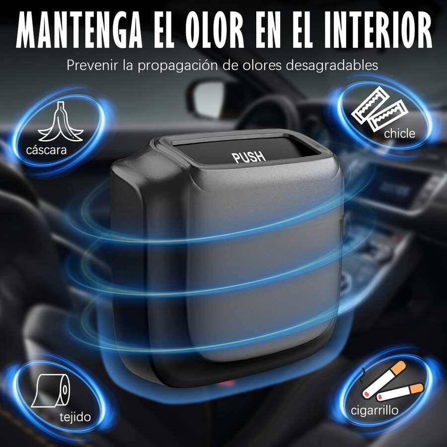 2-Pack Bote de Basura para Automóvil