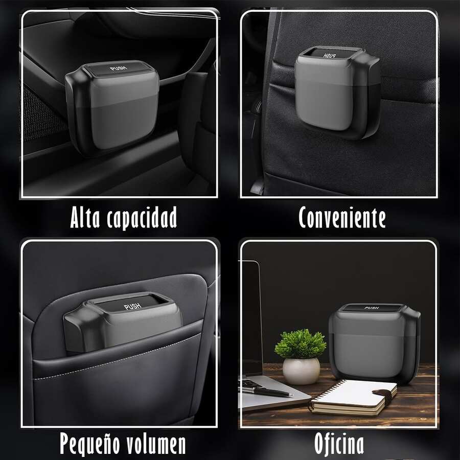 2-Pack Bote de Basura para Automóvil