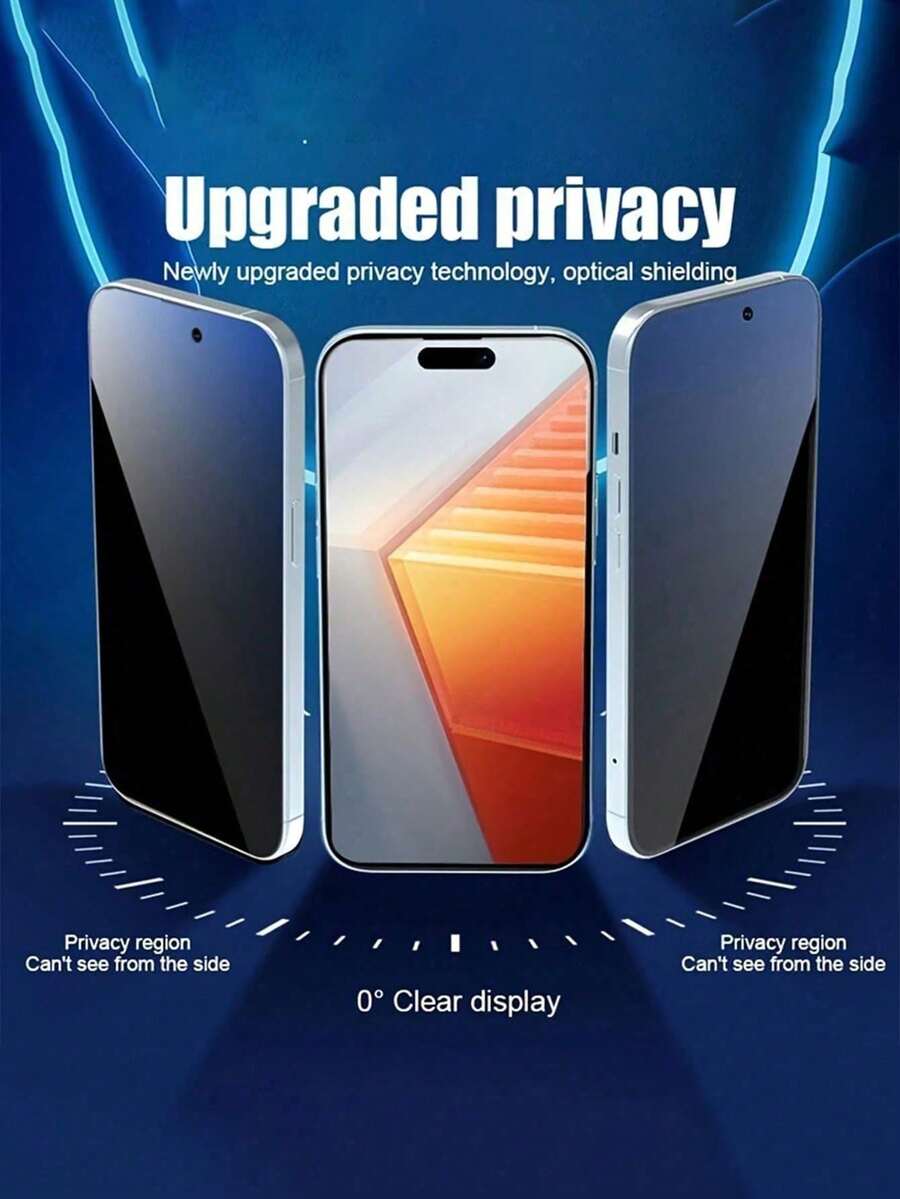 4 Piezas de Protector de Pantalla Completa de Privacidad