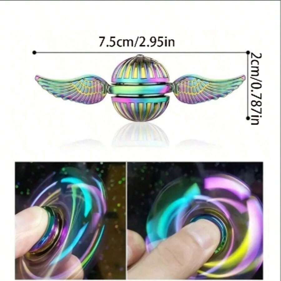 Nuevo Spinner de Dedos con Alas de Ángel
