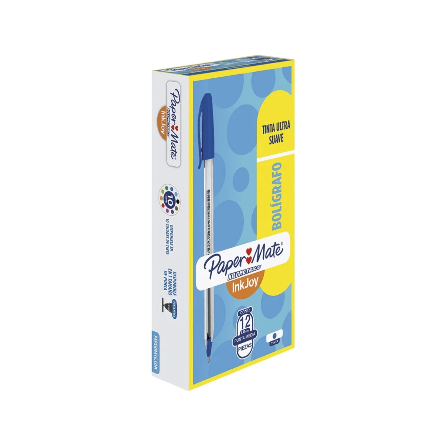 Caja con 12 bolígrafos Paper Matep