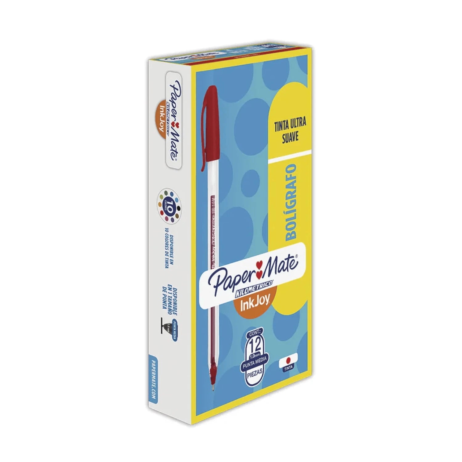 Caja con 12 bolígrafos Paper Matep