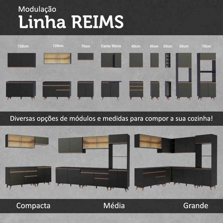 Cocina Integral Completa Modular Madesa 260cm