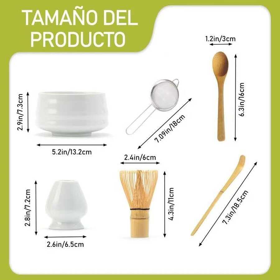 Juego de Batidor de Matcha