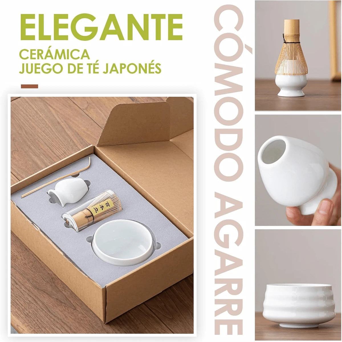 Juego de Batidor de Matcha