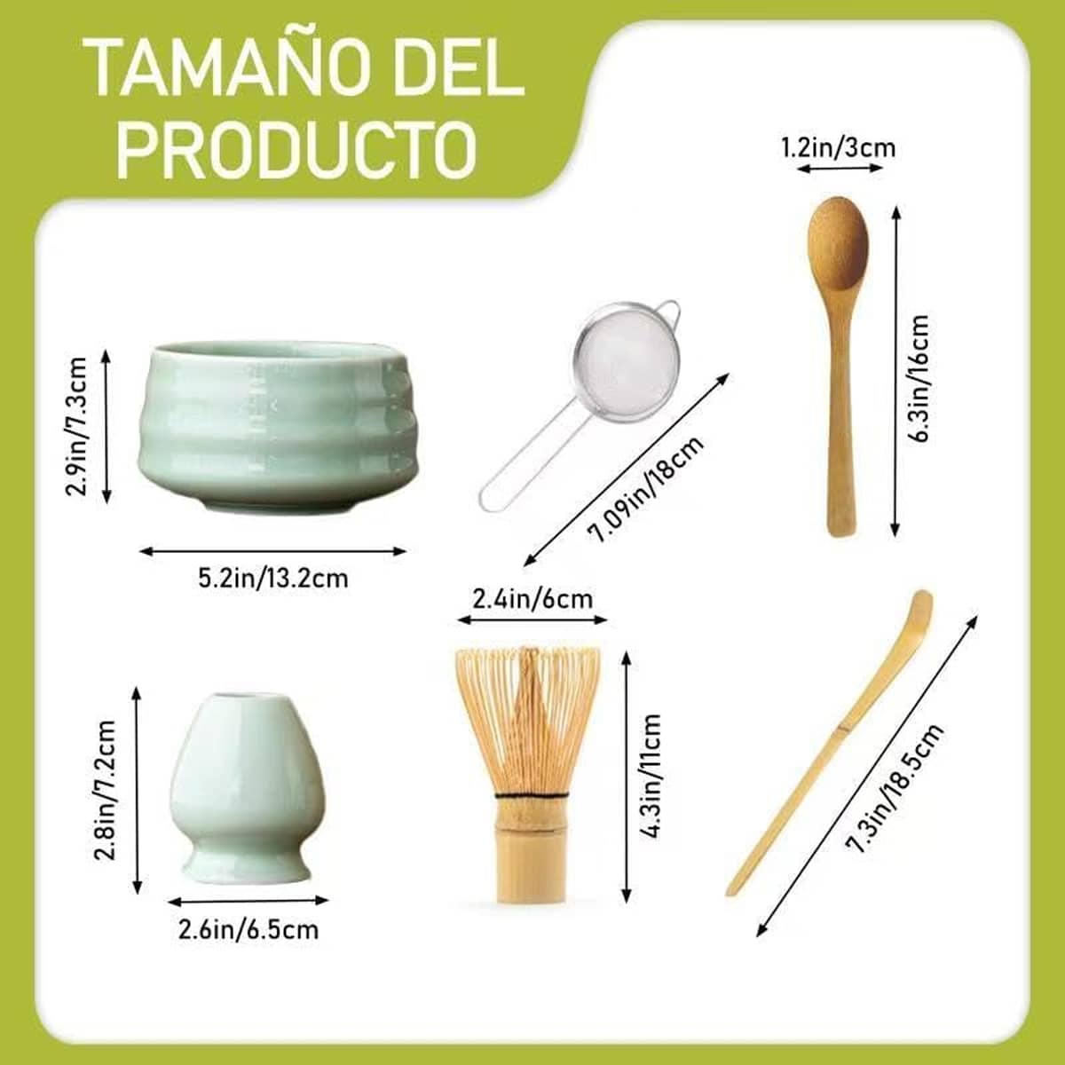 Juego de Batidor de Matcha