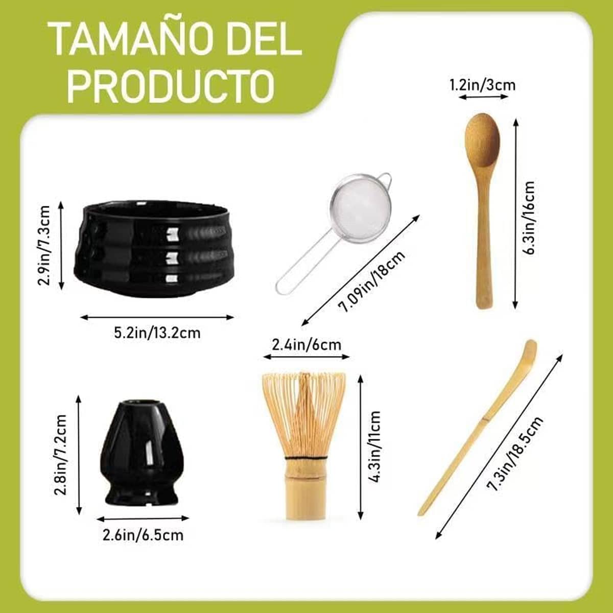 Juego de Batidor de Matcha