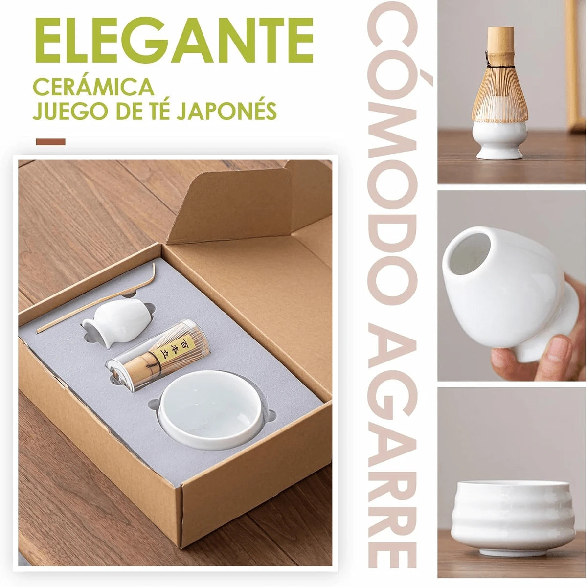 Juego de Batidor de Matcha