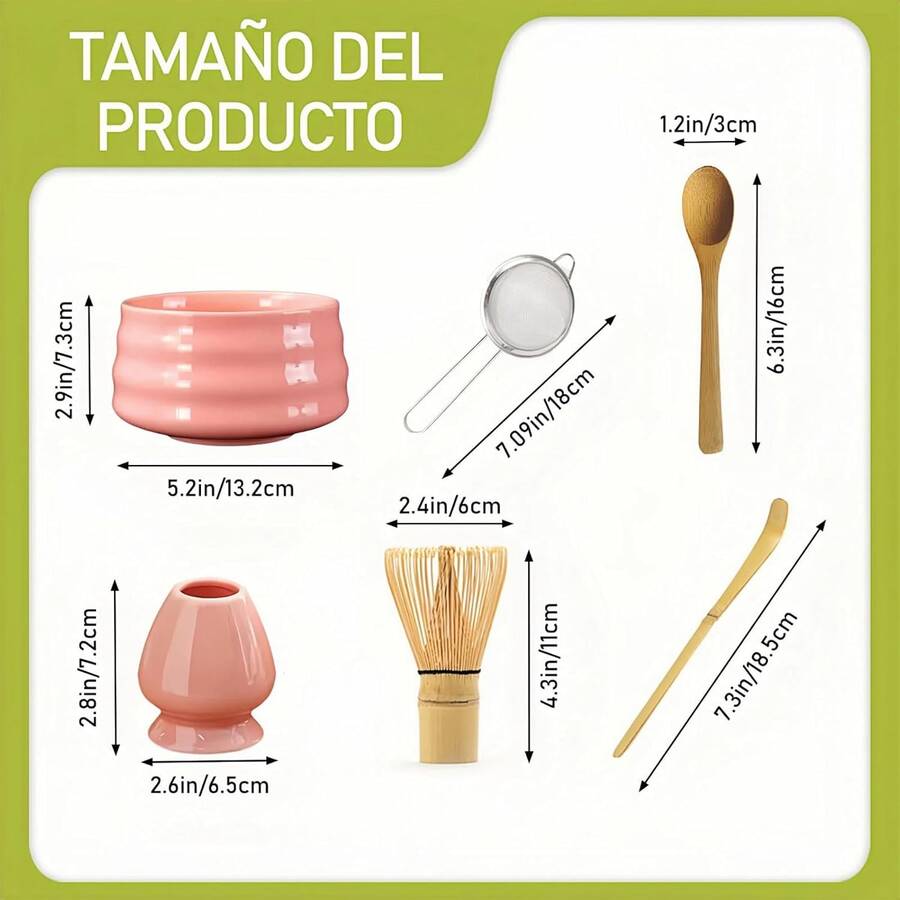 Juego de Batidor de Matcha