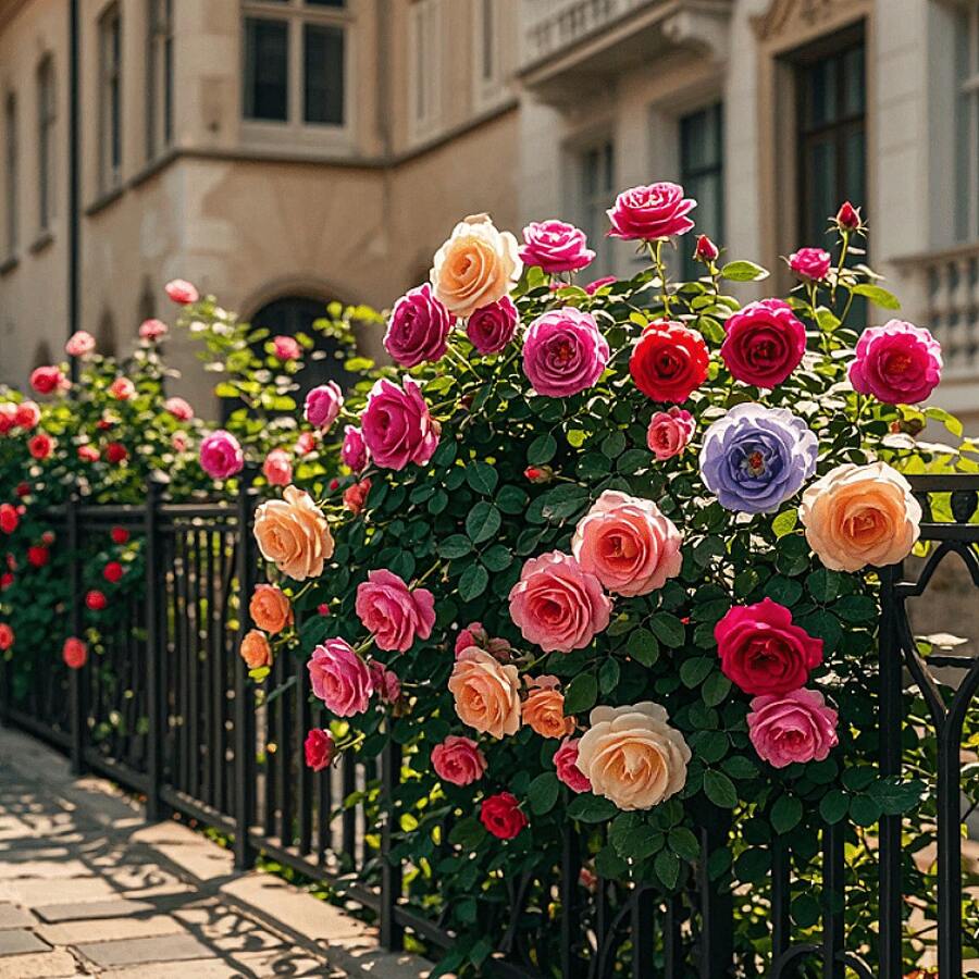 150 semillas de rosas trepadoras mezcladas con rosas silvestres