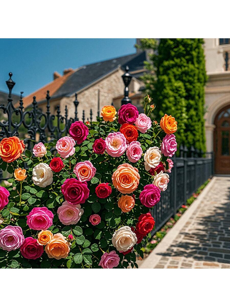 150 semillas de rosas trepadoras mezcladas con rosas silvestres