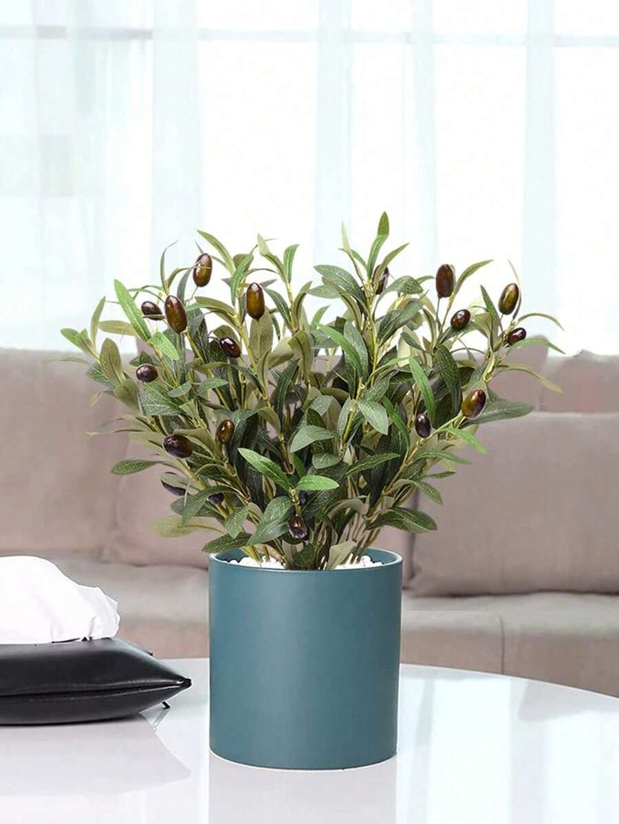 piezas de ramas de olivo artificiales