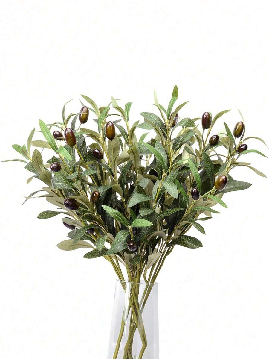 piezas de ramas de olivo artificiales