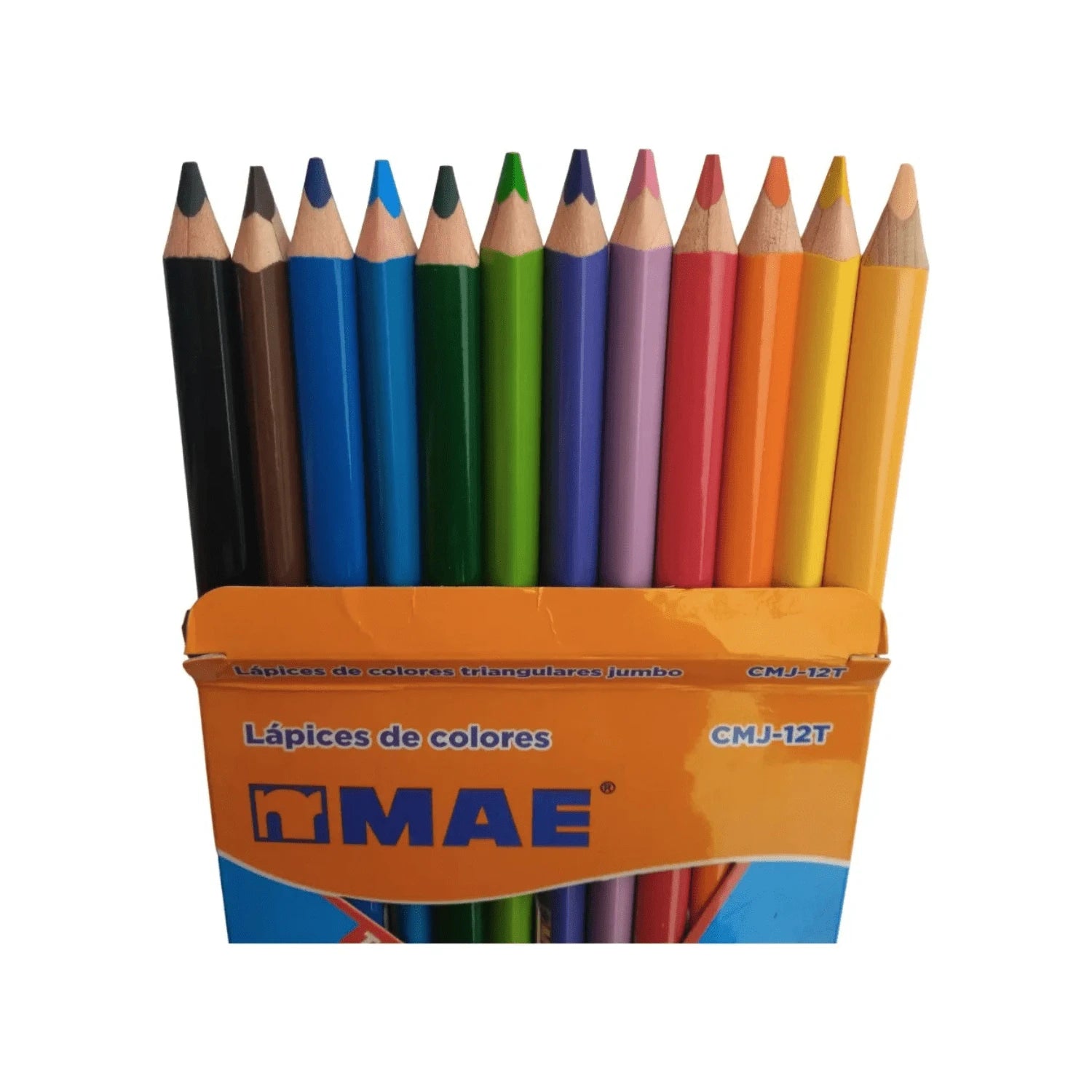 Lápices de Colores Triangulares Jumbo