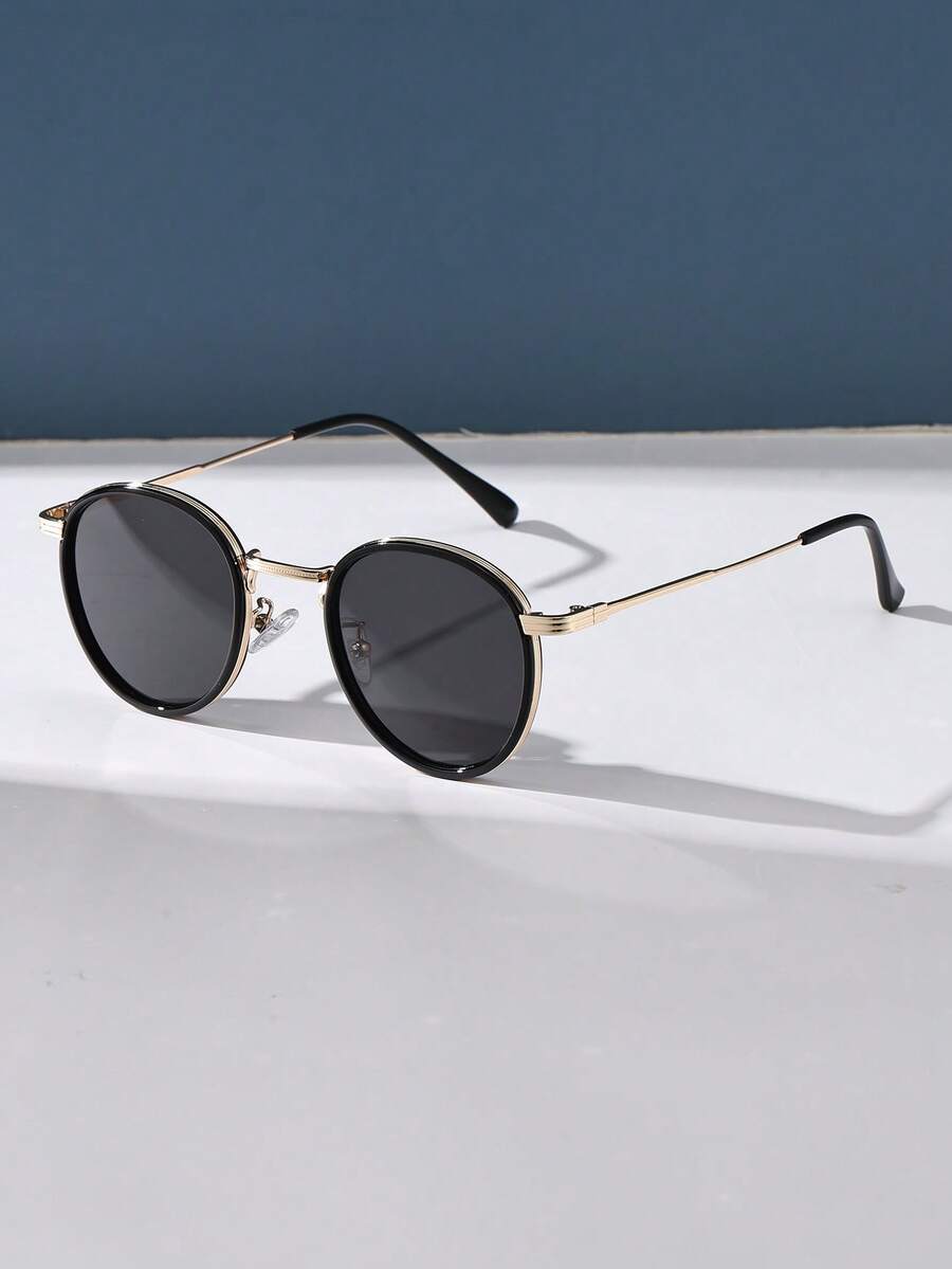 Gafas de sol con montura redonda elegantes