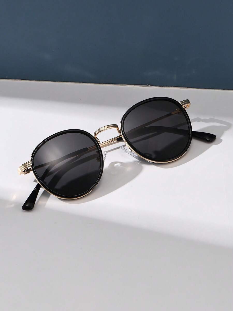 Gafas de sol con montura redonda elegantes