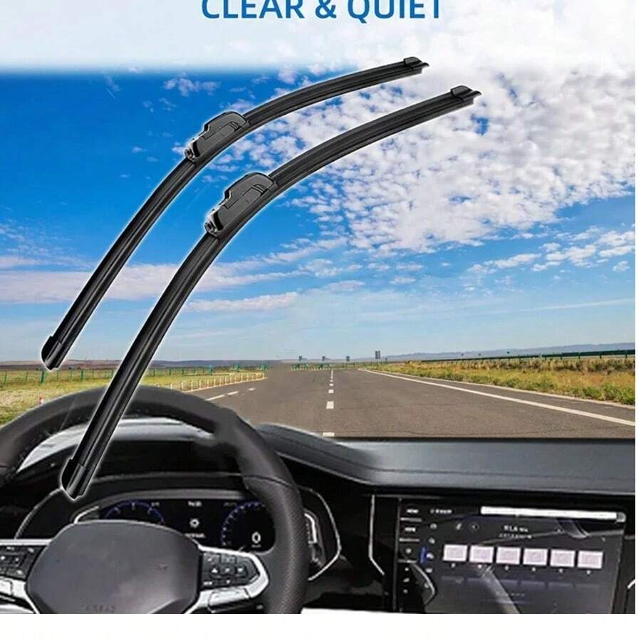 Escobillas limpiaparabrisas delanteras automotrices flexible universales