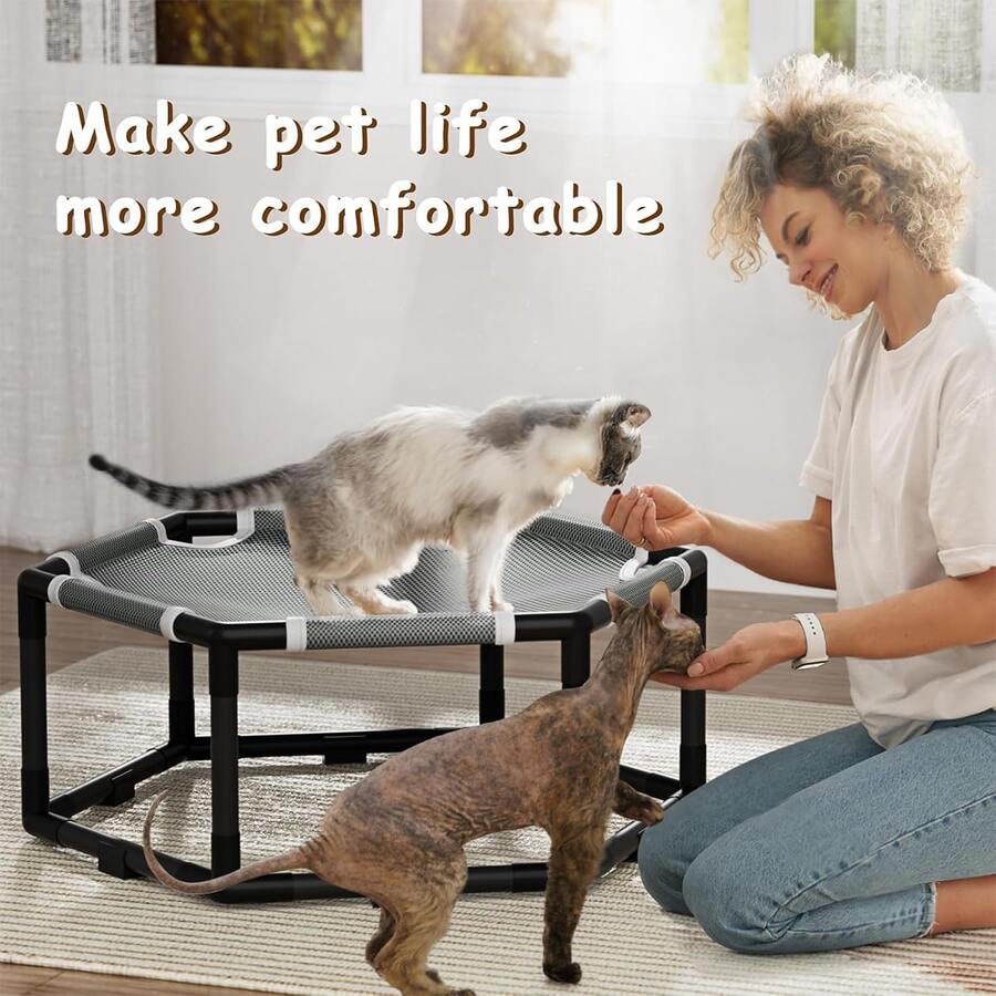 Cama Columpio Elevada para Gatos