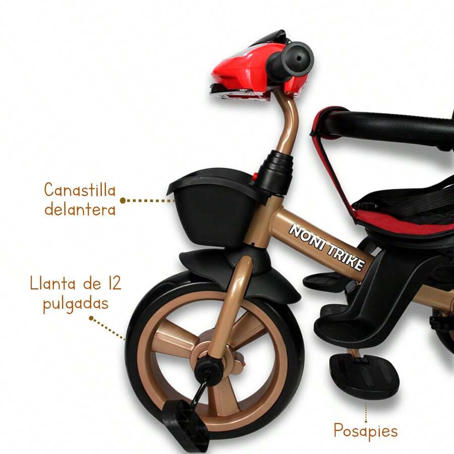 Triciclo Premium Con Empuje