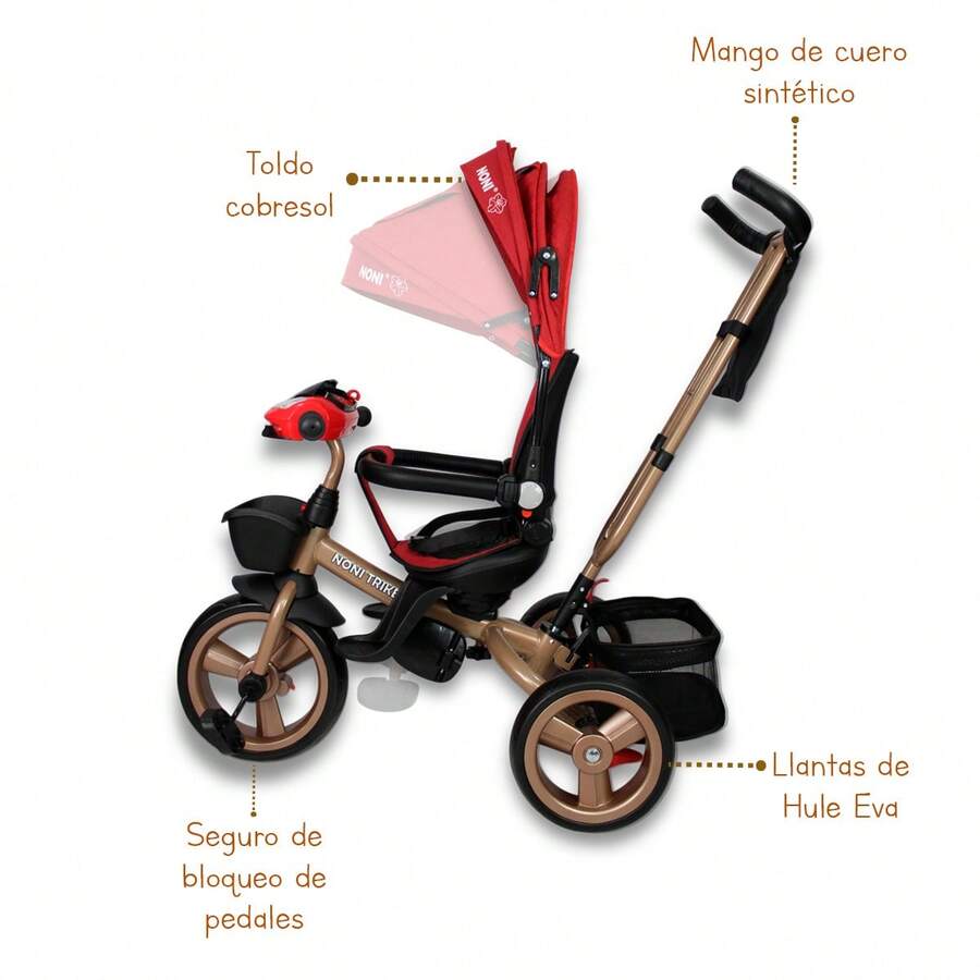 Triciclo Premium Con Empuje