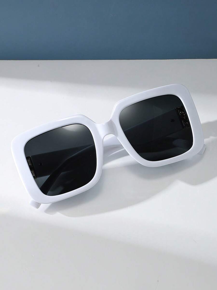 Gafas de sol de gran tamaño con marco cuadrado vintage