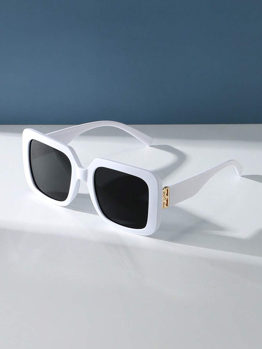 Gafas de sol de gran tamaño con marco cuadrado vintage