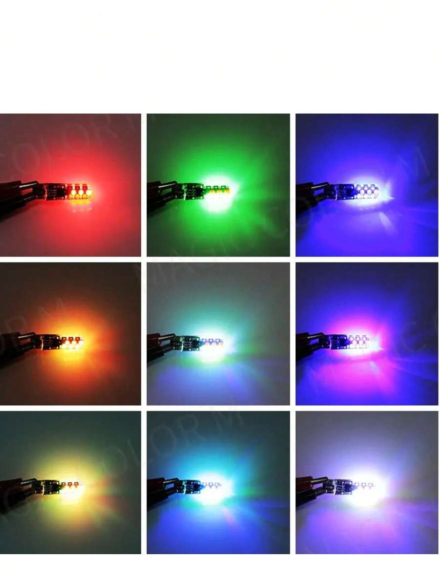 Focos LED T10 tipo pellizco para coche o moto universales