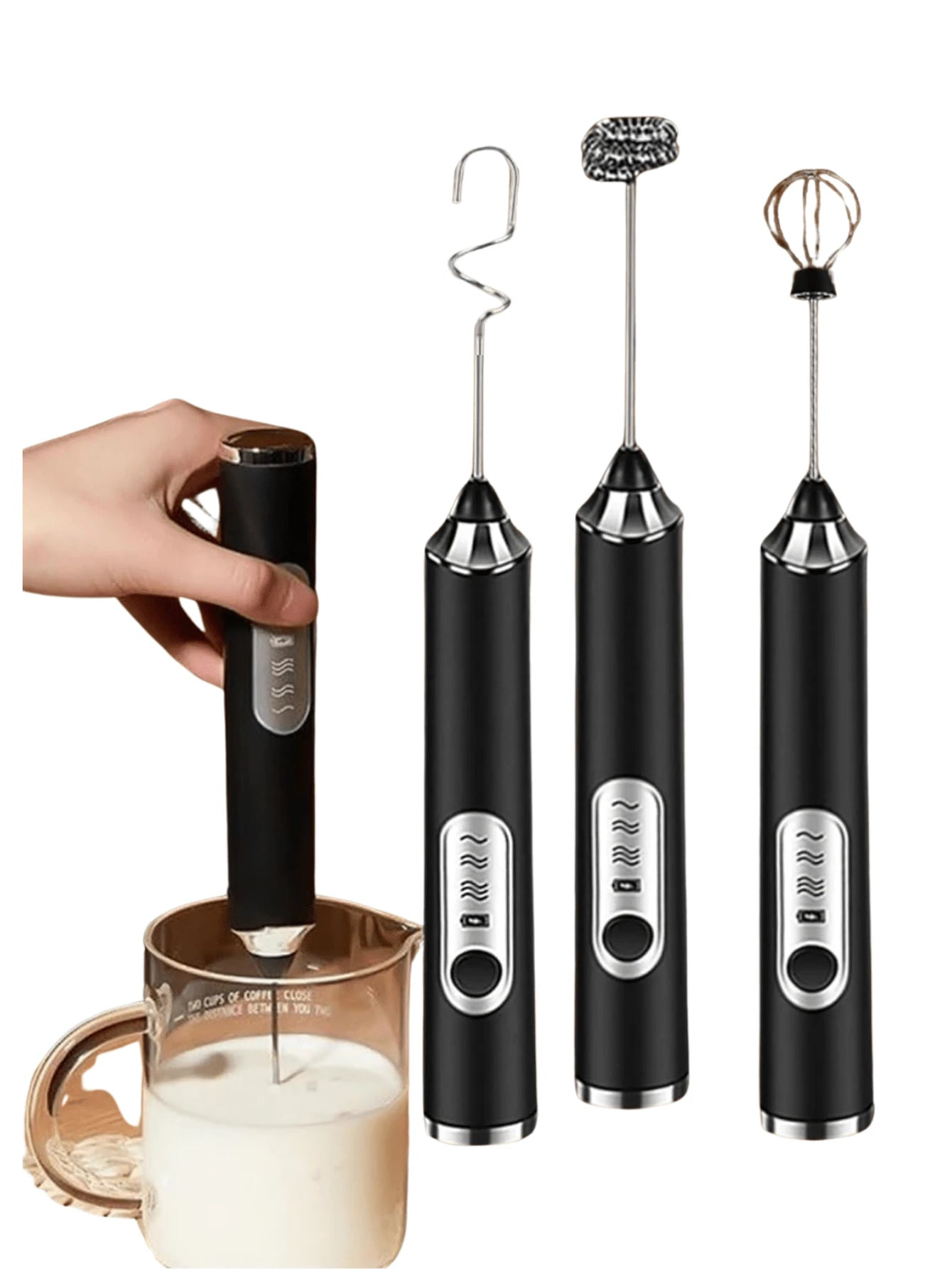 Espumador de Leche Eléctrico 3 en 1