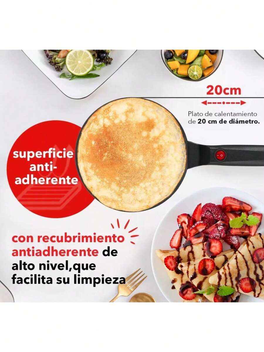 Crepera eléctrica antiadherente