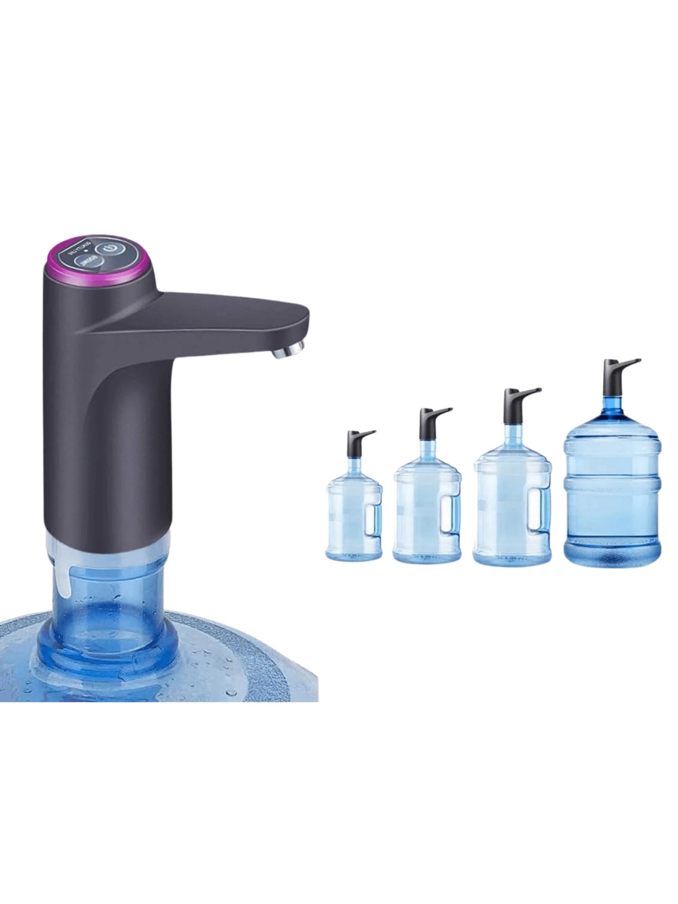 Dispensador de Agua Eléctrico Automático USB Recargable