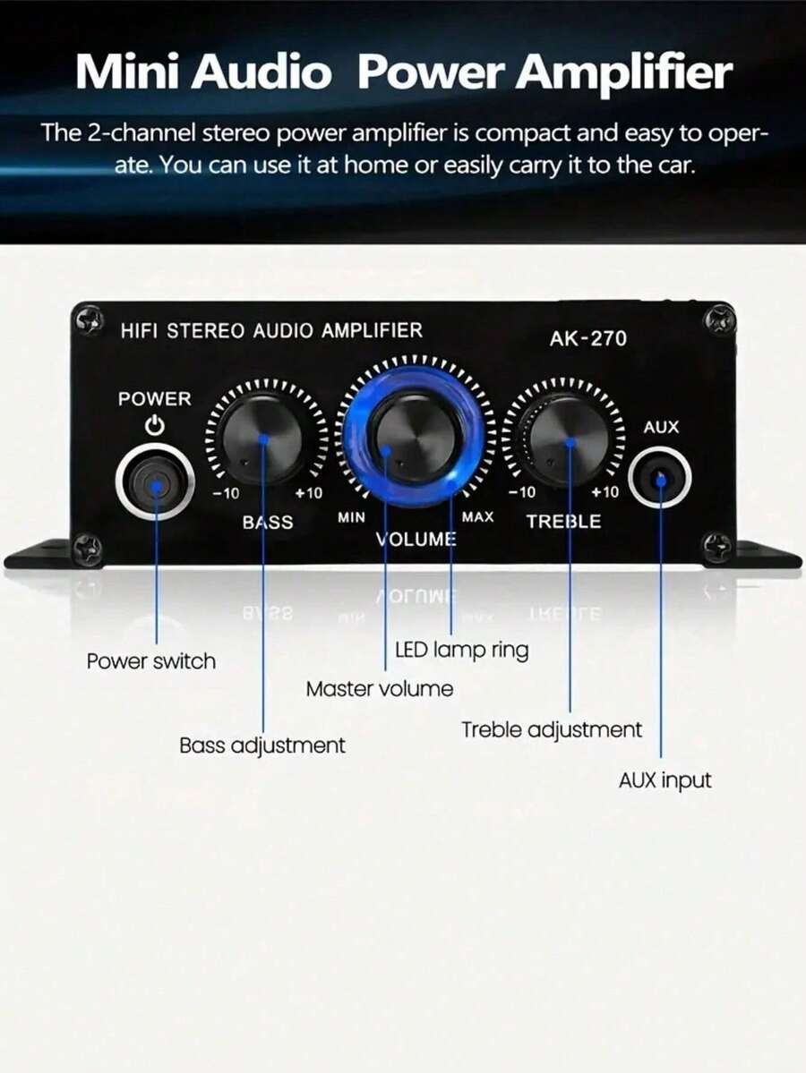 Amplificador de automóvil mini