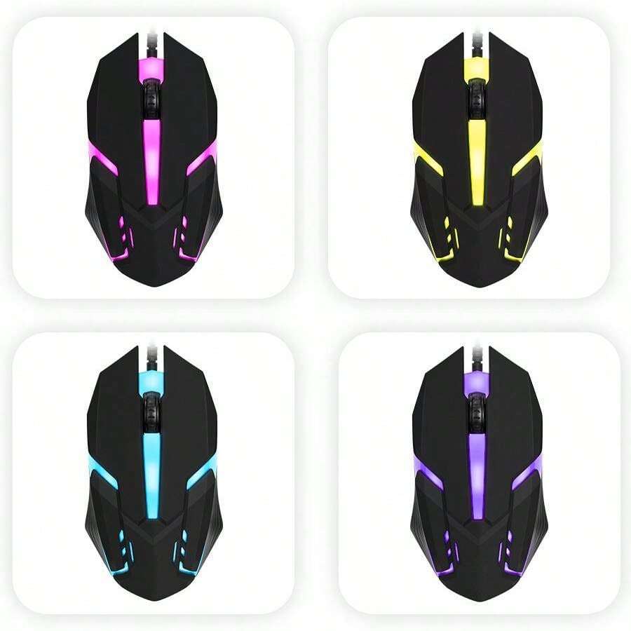 Mouse Gamer Alámbrico Usb Ergonómico Ratón Para Laptop Pc