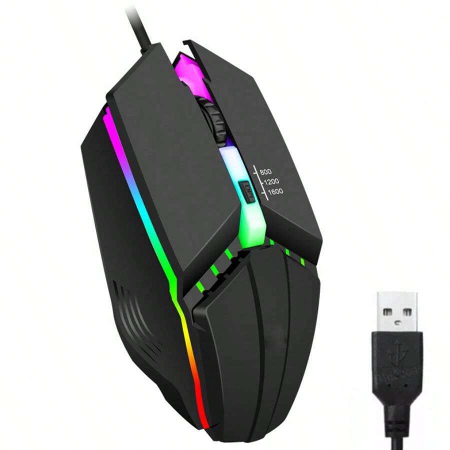 Mouse Gamer Alámbrico Usb Ergonómico Ratón Para Laptop Pc