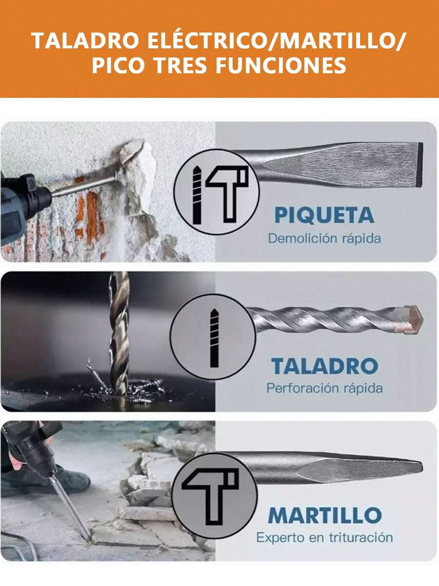 Rotomartillo Taladro de impacto Cincelado